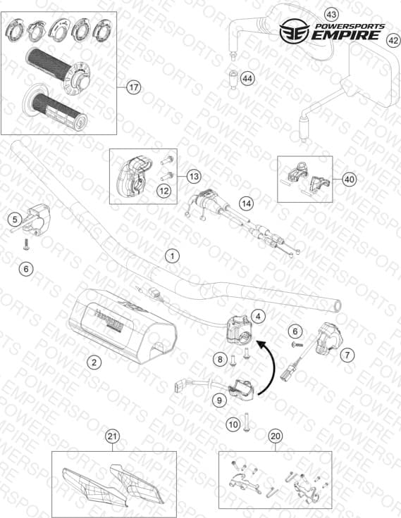 HANDLEBAR, CONTROLS