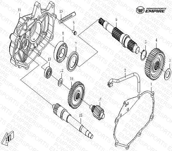 E14 — GEAR REDUTCION ASSY