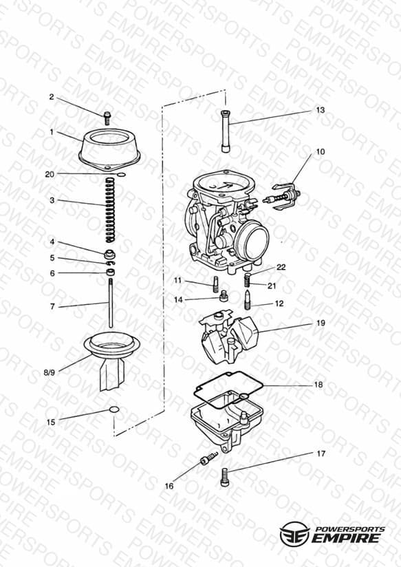 Carburettor Parts 3 Cyl (Carb assy 1240198-T0301)