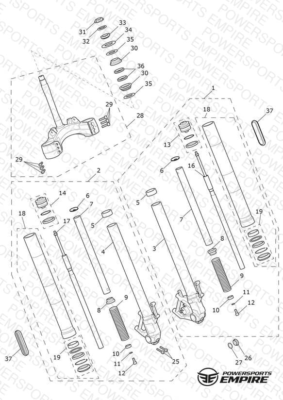 Front Forks & Lower Yoke