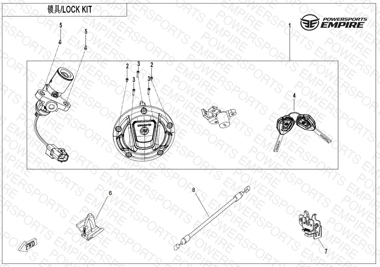 F01 — LOCK KIT