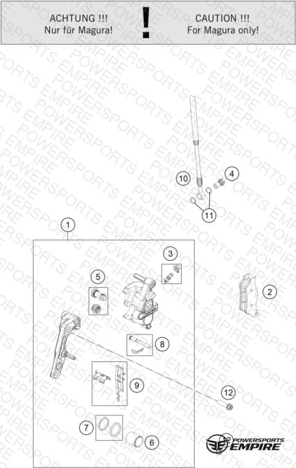 FRONT BRAKE CALIPER