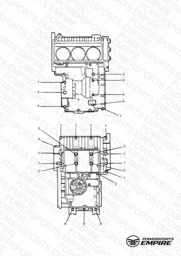 Crankcase Fixings 3 Cylinder » 11852