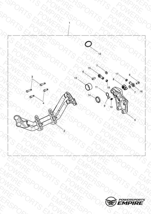 Forward Controls Mount Kit