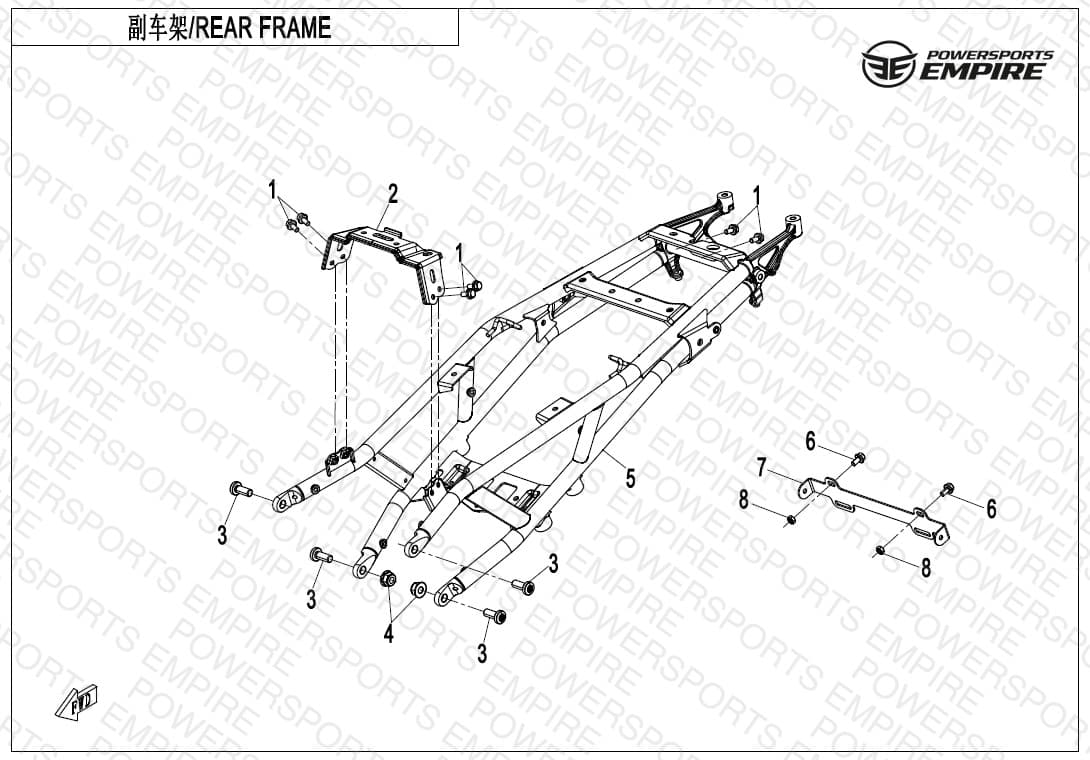 F03-3 — REAR FRAME