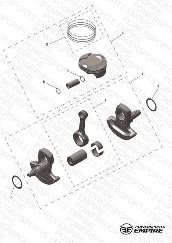 Crankshaft, Connecting Rods & Pistons
