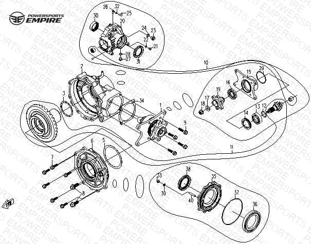 F33 — REAR DIFFERENTIAL