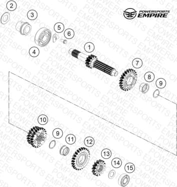 TRANSMISSION I - MAIN SHAFT