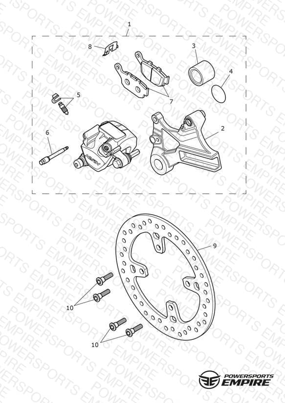 Rear Caliper & Disc