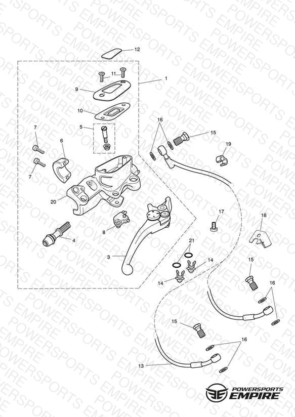 Front Brake Master Cylinder & Hoses