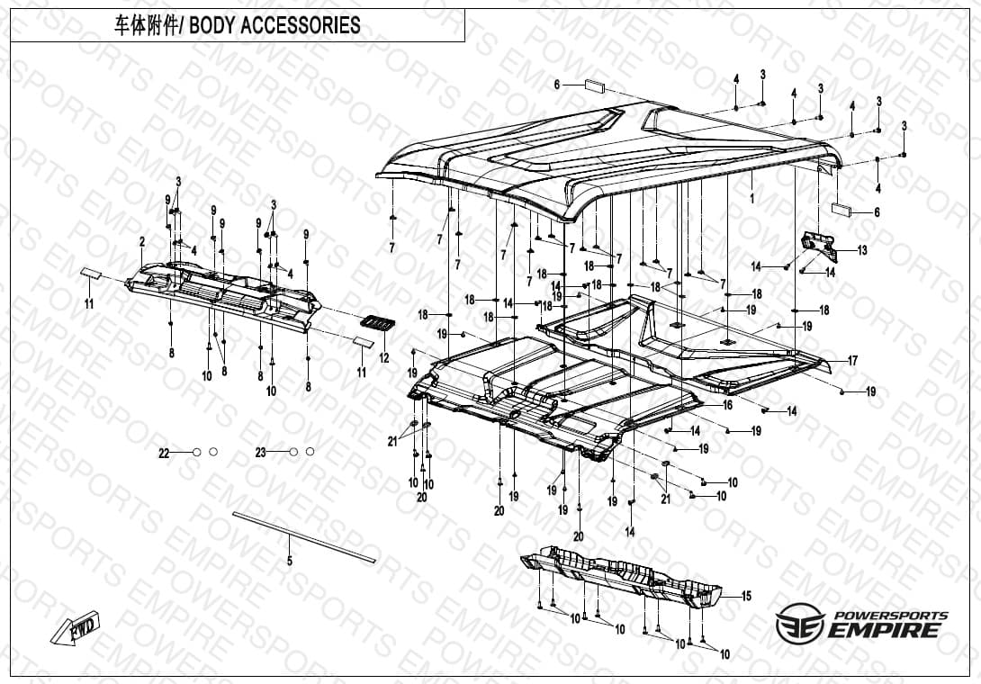 F26-3 — BODY ACCESSORIES
