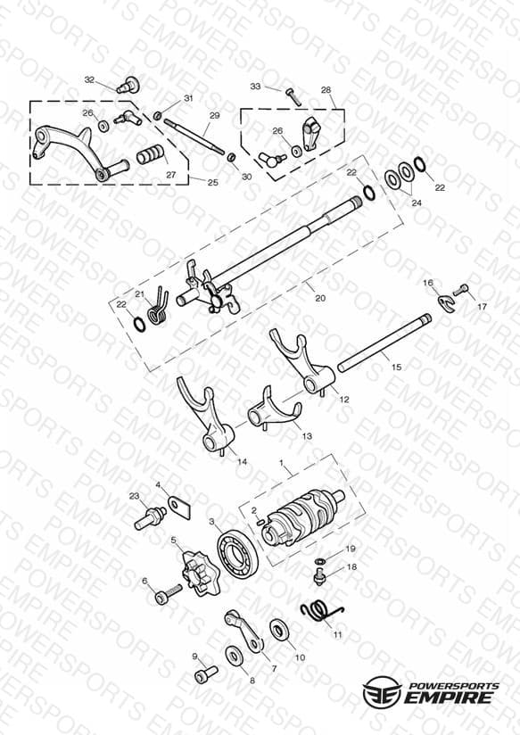 Gear Selectors & Pedal