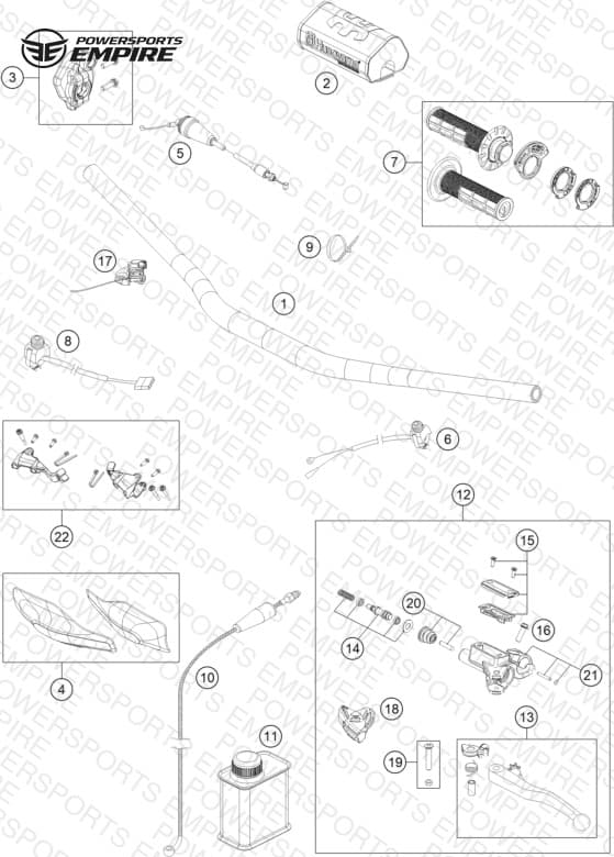 HANDLEBAR, CONTROLS