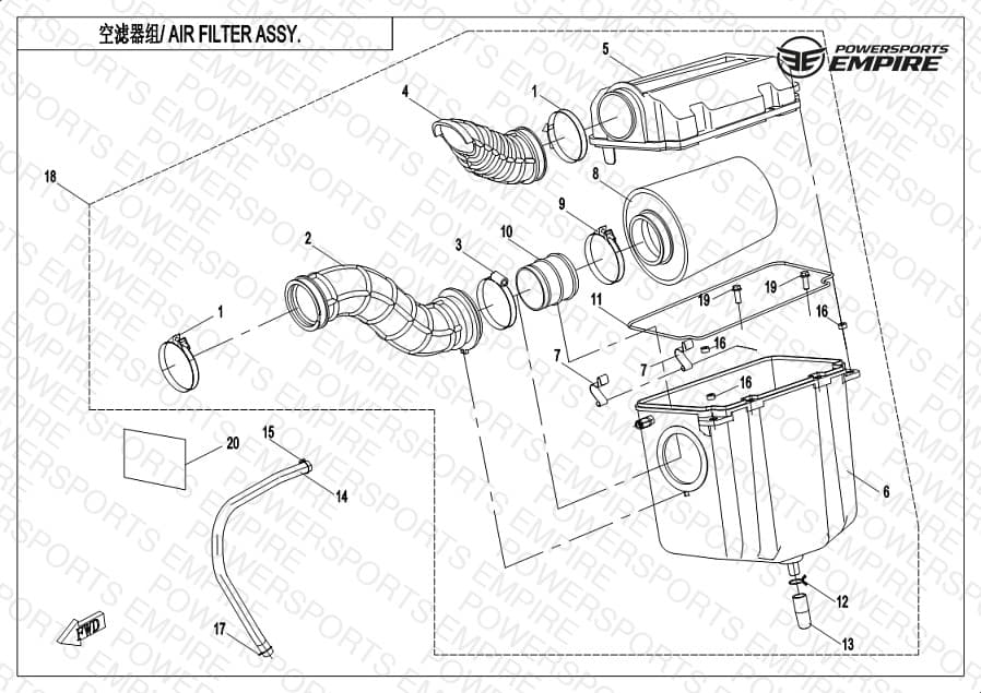 F41 — AIR FILTER ASSY.