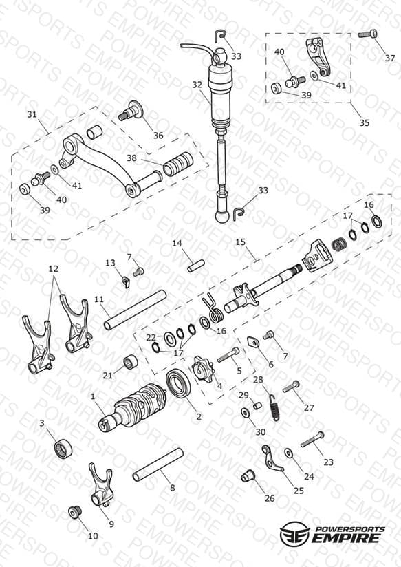Gear Selectors & Pedal