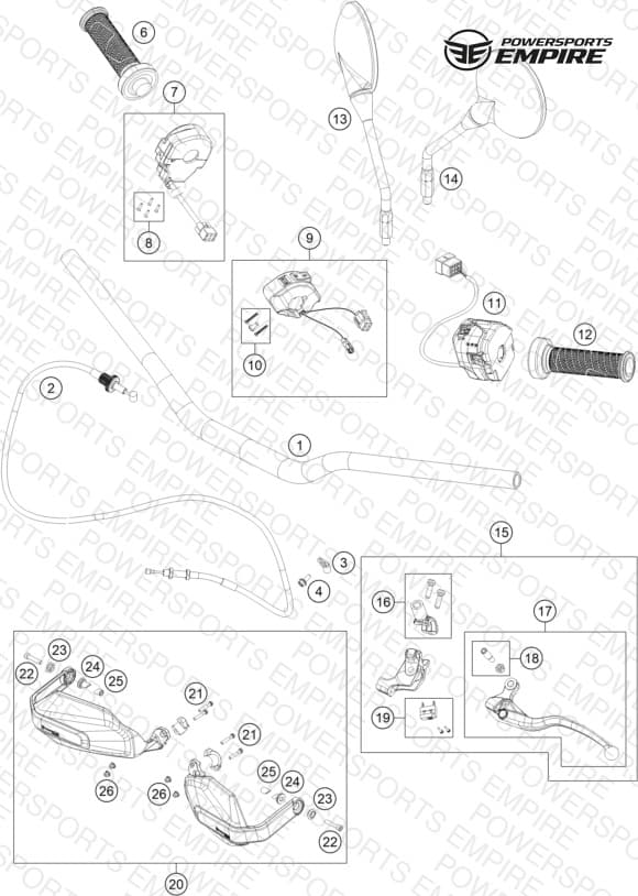 HANDLEBAR, CONTROLS