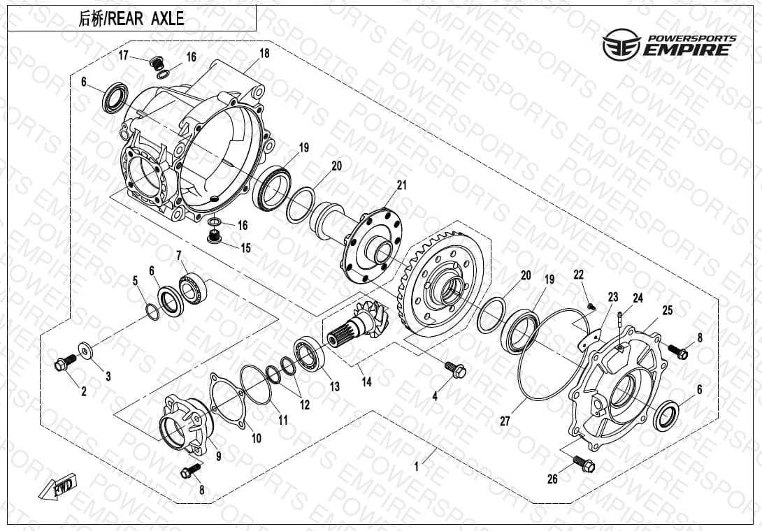 F33-B-V2 — REAR AXLE