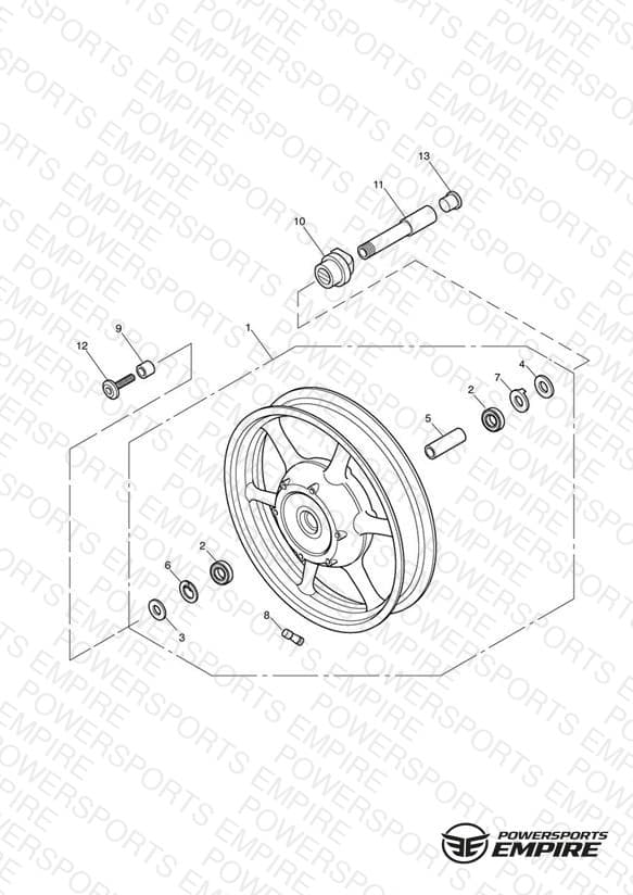 Front Wheel 281466-F2 / 279279-F4 >