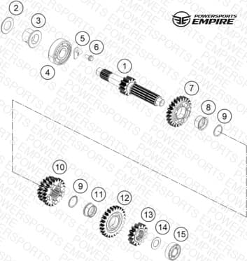 TRANSMISSION I - MAIN SHAFT