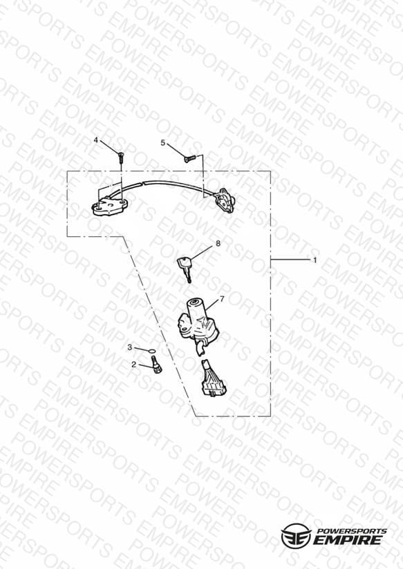 Ignition Switch/Seat Lock 60503 » » 71698