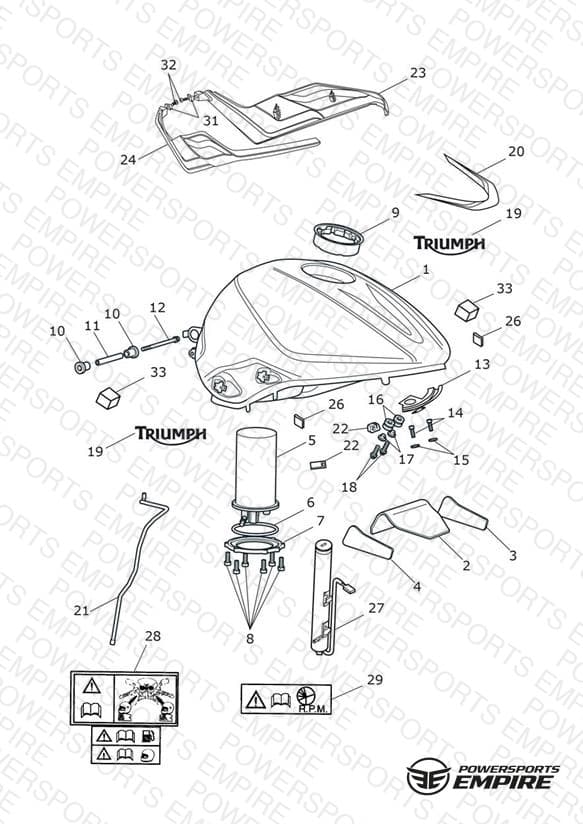 Fuel Tank, Fuel Pump & Fittings