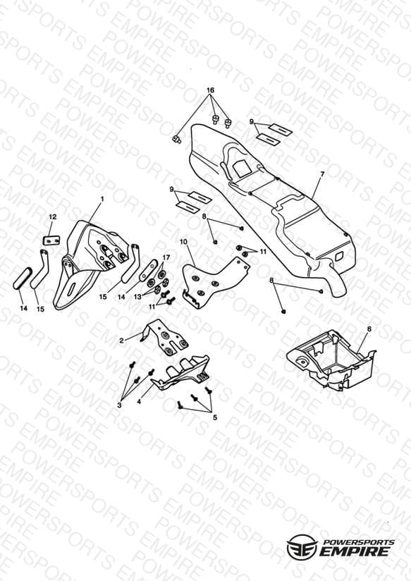 Rear Mudguard & Battery Box