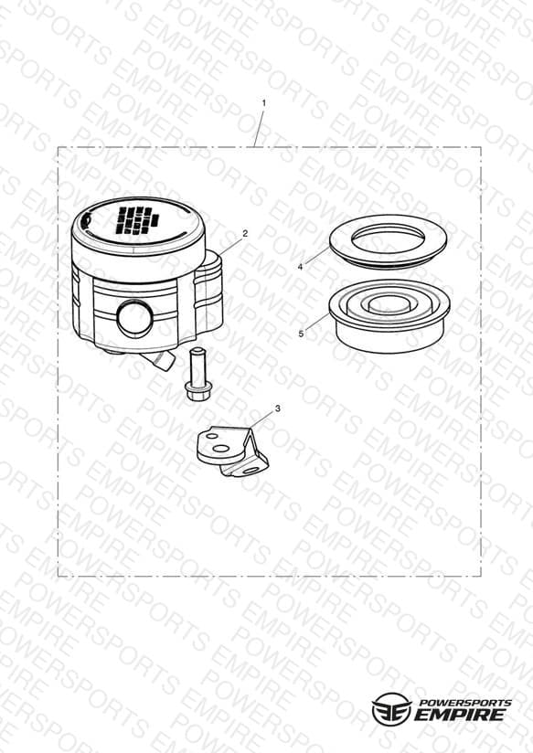 Reservoir, Front, Machined