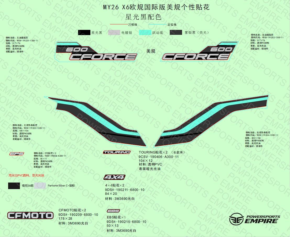 F19-1-B — DECAL KITS(NEBULA BLACK)