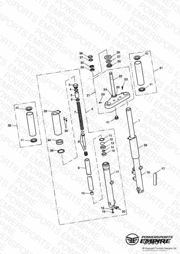 Front Forks & Lower Yokes