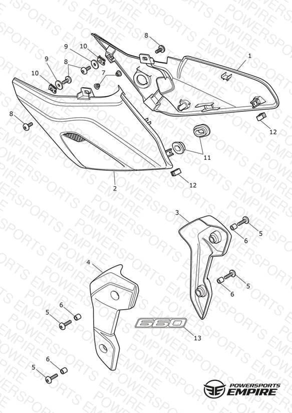 Side Fairings - Triple Tribute