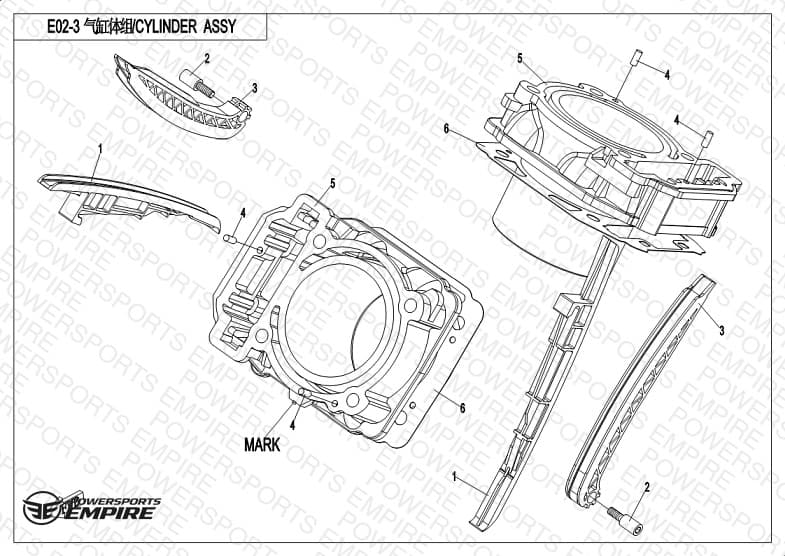 E02-3 — CYLINDER ASSY.