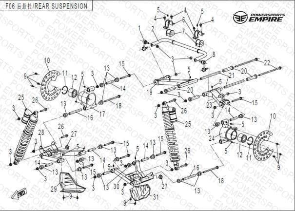 F06 — REAR SUSPENSION
