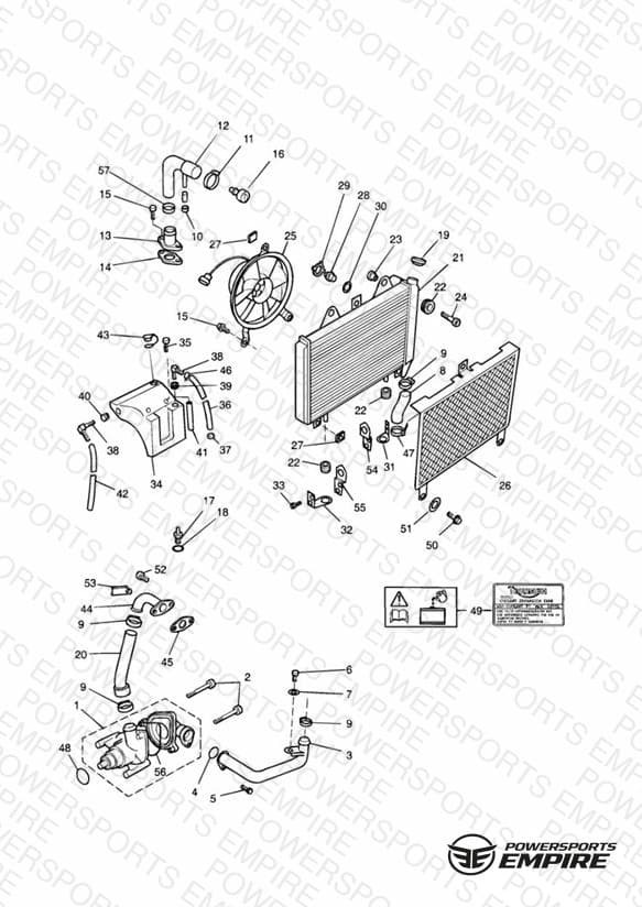 Cooling System 3 Cylinder