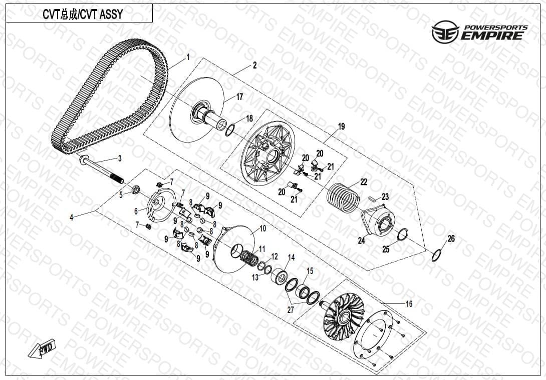 E05-A-V3 — CVT ASSY