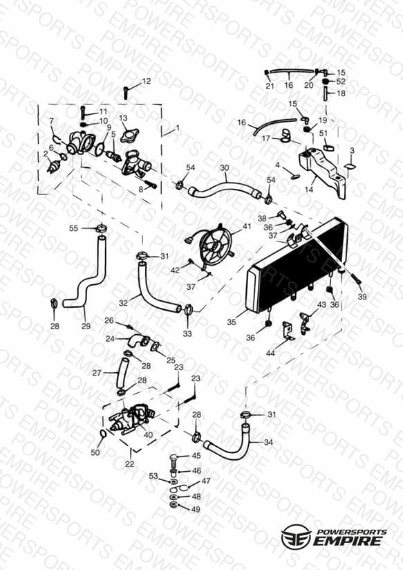 Cooling System 955cc Engine