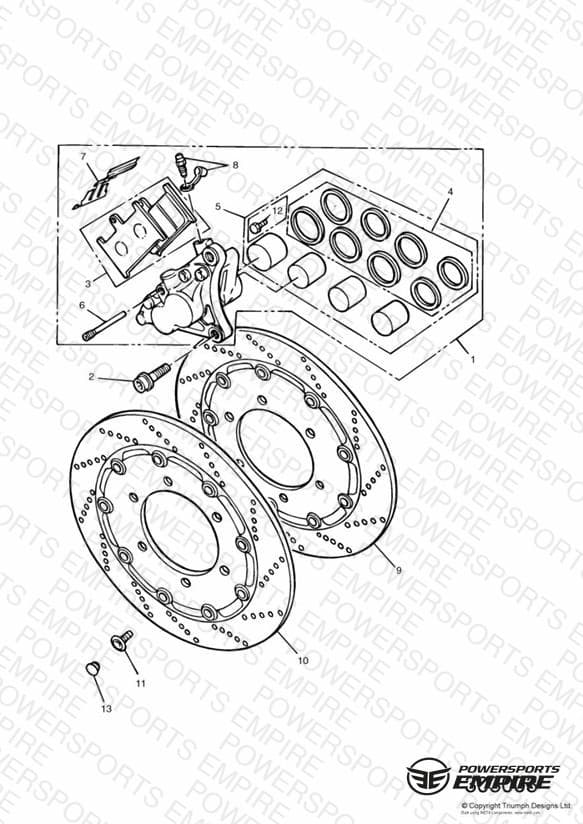 Front Brake Caliper & Disc 9083 »