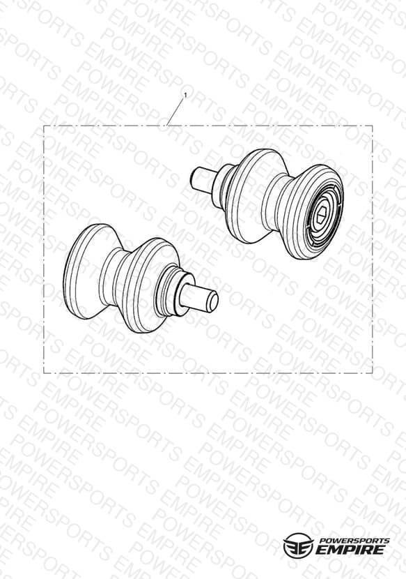 Paddock Stand Bobbin Kit, Type 1