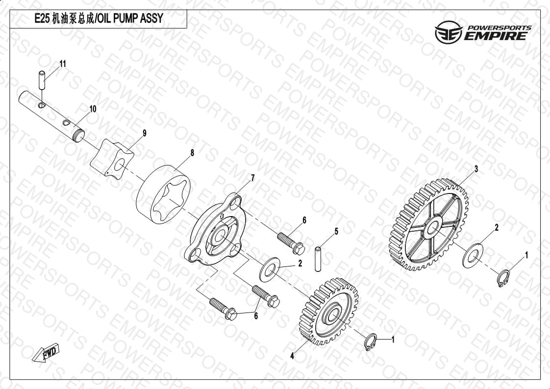E25 — OIL PUMP ASSY