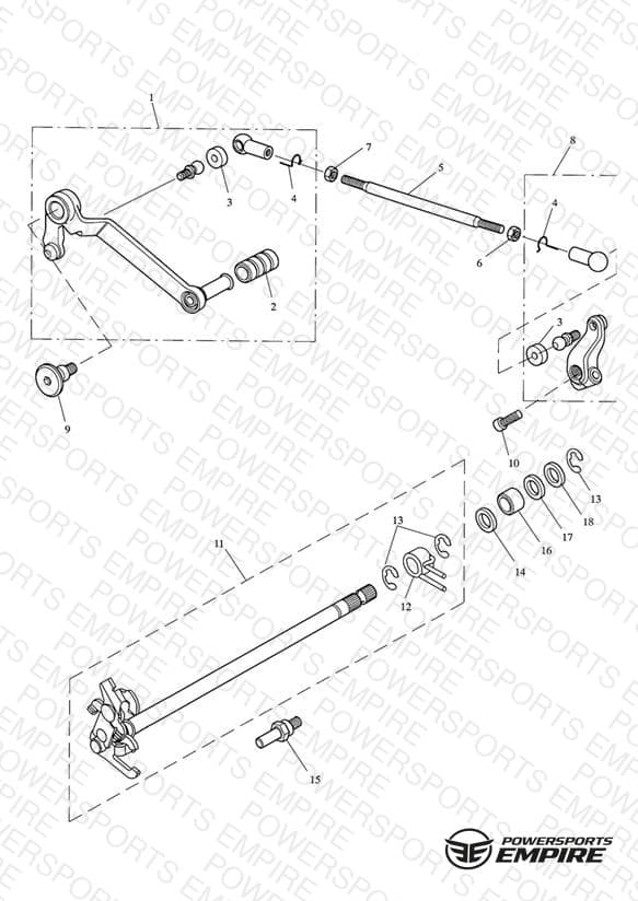 Gear Change Mechanism > Eng No 340169
