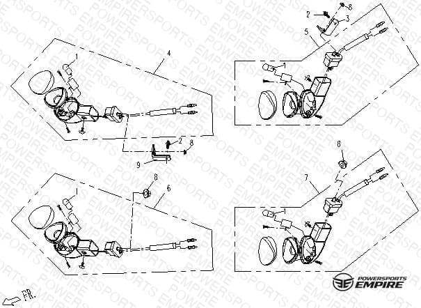 F16 — FRONT TURN LIGHT