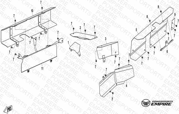 F00-2 — HEAT INSULATION PLATE(ALUM.)