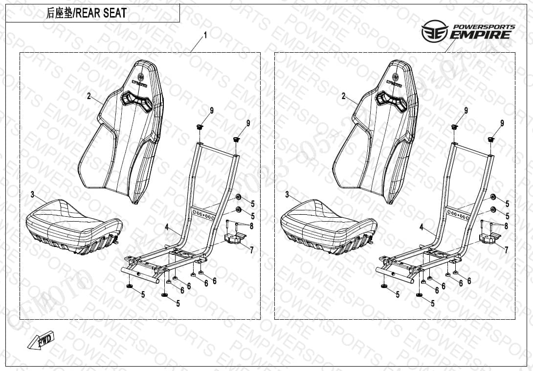 F13-2 — REAR SEAT