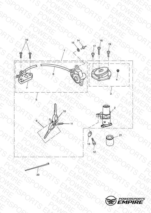 Ignition Switch & Lock Set