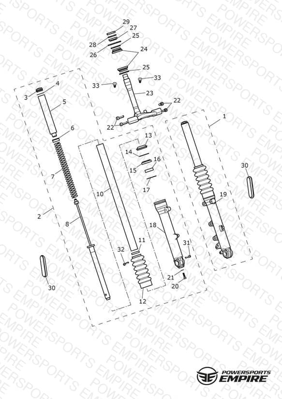 Front Forks & Lower Yoke
