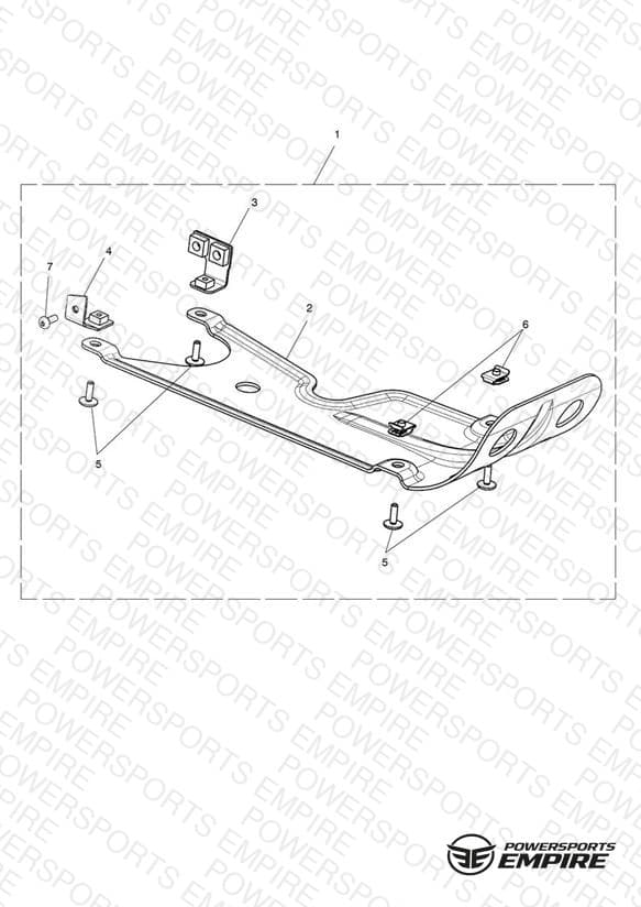 Sump Plate, Aluminium, Clear
