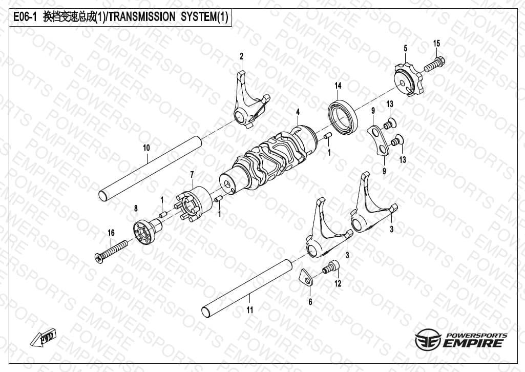 E06-1 — TRANSMISSION SYSTEM(1)