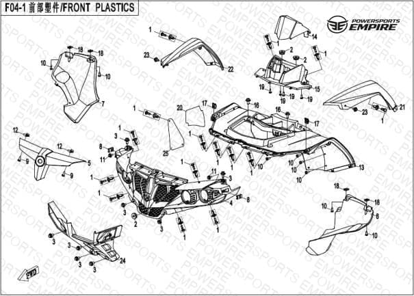 F04-1 — PLASTIC PARTS-1