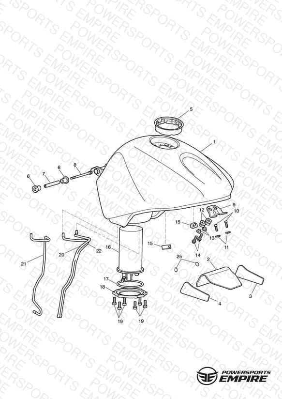 Fuel Tank, Fuel Pump & Fittings