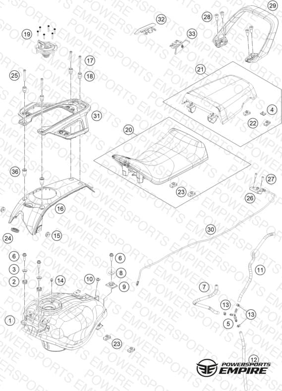 TANK, SEAT