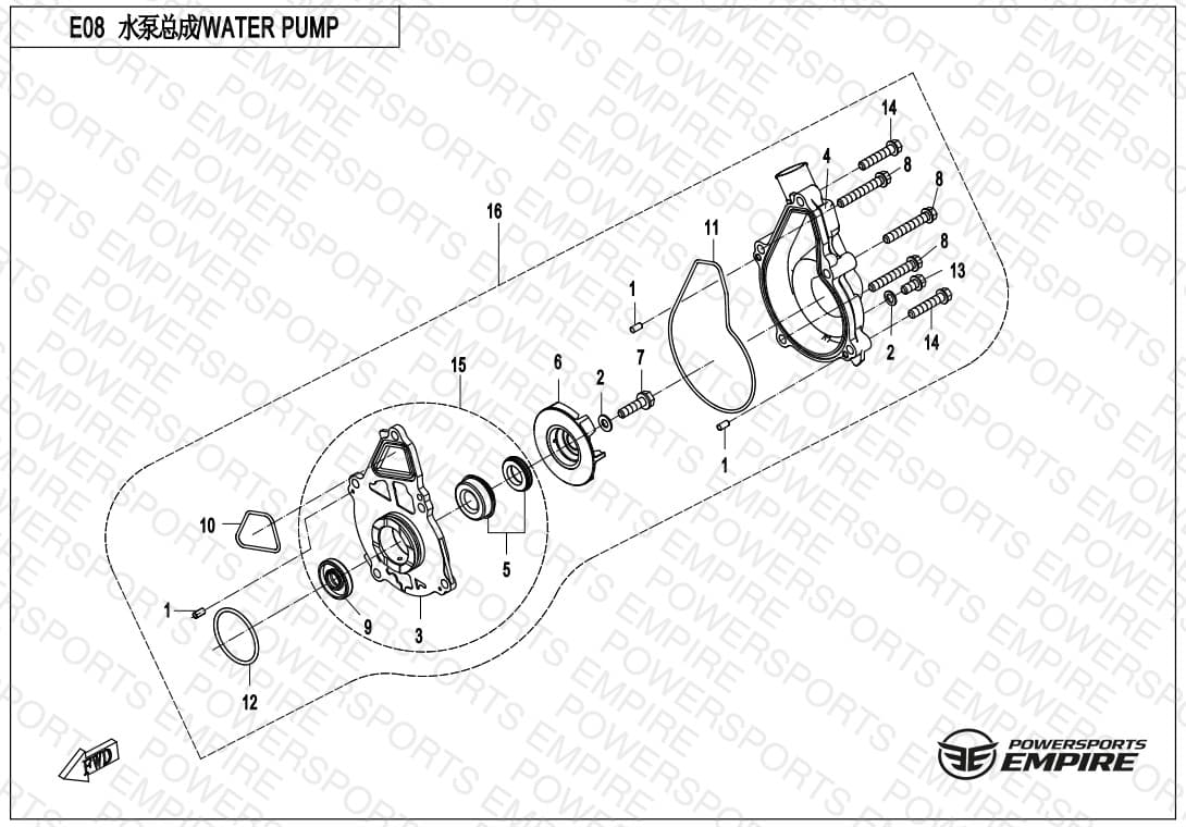 E08 — WATER PUMP